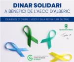 Alberic celebrar el 21 d'abril un dinar solidari a favor de l'AECC