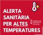 Alerta per altes temperatures a la Ribera Alta