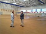 Almussafes conclou les obres de restauració del paviment del pavelló poliesportiu
