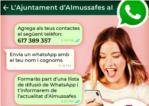 Almussafes crea un servei d’informació a través de WhatsApp
