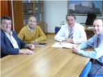Alzira enceta una nova etapa d'enteniment amb el nou gerent de l'Hospital de la Ribera