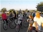Alzira i Carcaixent unides per la bicicleta en el Dia Mundial sense Cotxes