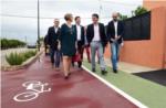 Amb el nou tram de Rafelguaraf, la Diputaci amplia la xarxa comarcal de vies per a ciclistes i vianants