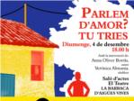 Anna Oliver presenta a la Barraca d'Aiges Vives la novella 'Parlem damor? Tu tries'