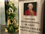 Arranca el 'IV Concurs Internacional de Cant Martín i Soler’ a Polinyà de Xúquer