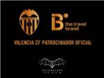  B the travel brand, nuevo patrocinador y agencia de viajes oficial del Valencia CF