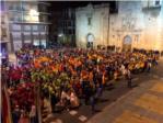 Belén Girbés i Addaya Muñoz, Falleres Majors d'Algemesí, obrin la festa fallera amb 'La Crida'