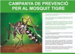 Campanya mediambiental a Benifaió contra el mosquit tigre