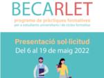 Carlet ha convocat el programa de beques BECArlet 2022