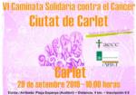 Carlet presenta demà la VI Caminada Solidària contra el Càncer