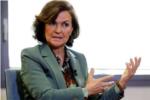 Carmen Calvo intervindrà hui en la XV Setmana de l'Economia d'Alzira