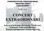 Concert Extraordinari del Conservatori Professional Mestre Vert de Carcaixent