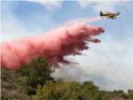 Controlado rápidamente un incendio forestal en Llaurí gracias a los medios aéreos