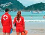 Cruz Roja pide prudencia a los bañistas en la playa