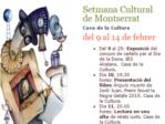 Del 9 al 14 de febrer viu intensament la cultura a Montserrat