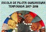 Demà dissabte, jornada de portes obertes a l'Escola de Pilota de Guadassuar