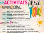 Diverses activitats organitzades per l'Ajuntament de La Pobla Llarga per al primer cap de setmana d'abril