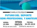 El Club de Tenis Carlet acoge la charla-coloquio 'Futuro del deporte amateur y semi-profesional'