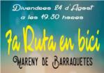 El pròxim divendres Mareny de Barraquetes celebra el 'Dia de la Bici'