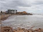 El temporal danya passejos marítims i engolix platges en Cullera (VÍDEO)