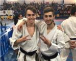 Els karatekes de Guadassuar Xavi Herrero i Joan Pous destacaren en la seua participació en la Copa d'Espanya