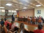 Escolars de 3r de Primària del CEIP Trullàs Benifaió han visitat hui l'Ajuntament