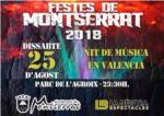 Festes Montserrat 2018 | Concert de música en valencià al Parc de l'Agroix