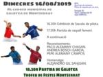 Festes Montserrat 2019 | Partida de galotxa Trofeu Festes Montserrat