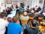 La candidata a la secretria general del PSPV-PSOE, Mercedes Caballero, ha celebrat una reuni a Alzira