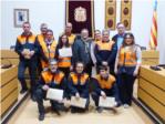 La entrega de diplomas cierra el curso de Protección Civil de Algemesí