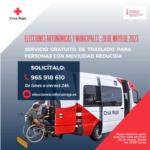 La Generalitat Valenciana i Creu Roja ofereixen el servei gratuït d'ambulàncies per a facilitar el vot