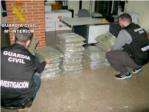 La Guardia Civil interviene 41 kilos de marihuana en Almussafes