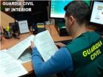 La Guardia Civil procede contra 3 personas implicadas en robos con fuerza en la Ribera Baixa