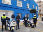 La Policia Local a Almussafes incorpora dues motocicletes elèctriques a la seua flota mòbil