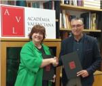 La presidenta de l’Acadèmia Valenciana de la Llengua i l’alcalde de Montserrat han signat un conveni de col·laboració