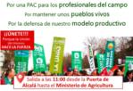 LA UNI convoca als llauradors i ramaders de la Comunitat Valenciana a manifestar-se el prxim 26 de mar a Madrid