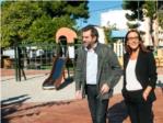 La vicepresidenta de la Diputació visita les actuacions del Pla d'Inversions Sostenibles a Guadassuar