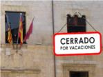 L'Ajuntament d'Alzira continua tancat per vacacions