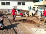 LAlcdia inicia les obres per a millorar la zona doci de la  piscina municipal destiu