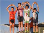 Lucia Grau, de l'Escola Ciclista de Sueca, va aconseguir el 1r lloc a la cursa d'escoles de Moixent