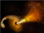 Observan la erupcin producida por un agujero negro al desgarrar una estrella