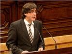 Puigdemont declara la independencia pero la suspende 'unas semanas'