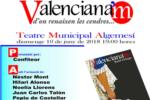 Raúl Ortega presenta el seu espectacle 'Valenciana'm' a Algemesí