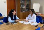Reunió de la gerent del Departament de Salut de la Ribera i regidora de Sanitat d’Algemesí