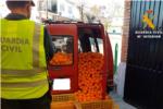 Se han inmovilizado 32.000 kilos de naranjas presuntamente sustraídos en un almacén de Corbera