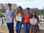 Tres exalumnes del CEIP Pontet d'Almussafes, guardonats amb el Premi al Rendiment Acadèmic