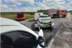 Una persona ha mort en un xoc entre un cotxe i una furgoneta en la carretera de Corbera a Alzira