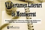 VI Certamen Literari de Montserrat 2020