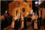Doseles, traslados y procesiones marcan el inicio de la Semana Santa en Algemes