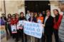 Miembros del PSOE de Alzira, Carcaixent, La Pobla Llarga y Tous, juntos con una consigna